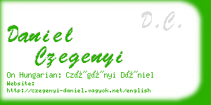 daniel czegenyi business card